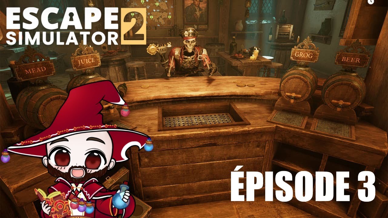 Escape Simulator 2 EP 3 : Moussaillon et malédiction !