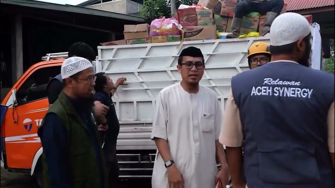 Rekapitulasi distribusi bantuan ke beberapa titik terparah di kabupaten Bireuen