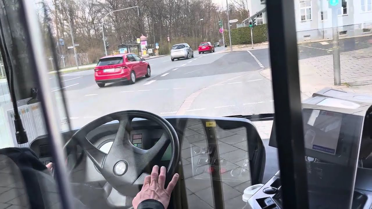 POV Bus Ride Through a Quiet German City | Urban Exploration from the Driver’s Seat