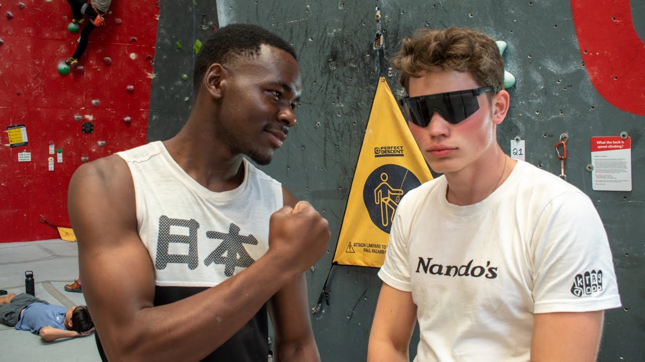 I CHALLENGED A ELITE BOULDERING COMPETITOR… GOT HUMBLED                                  #bouldering