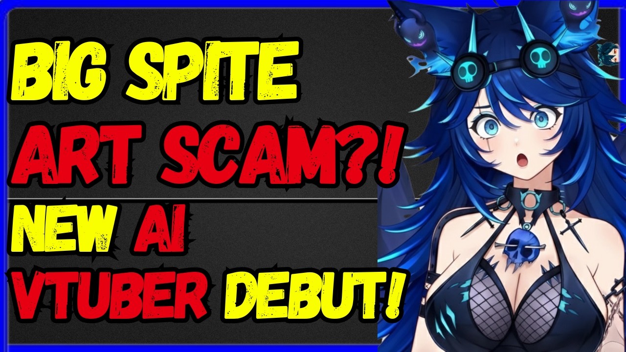 HUGE Spite art SCAMMER Drama, New AI Vtuber Debut! Vtuber Graduation!