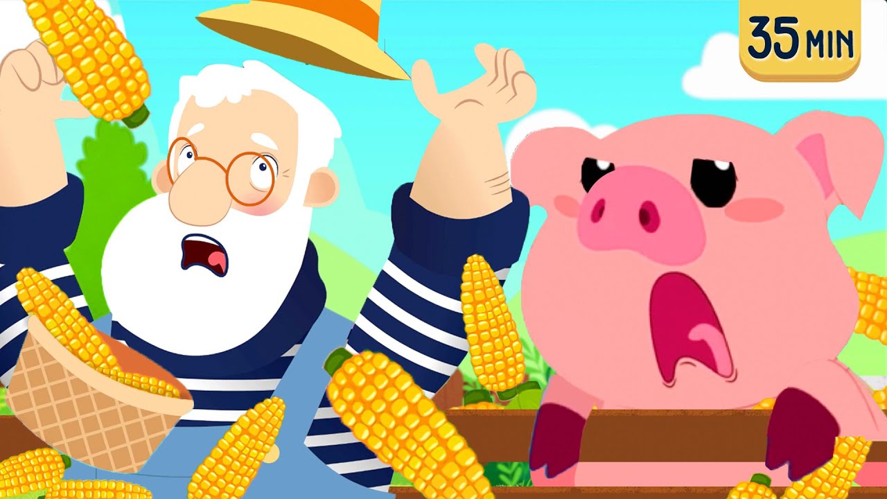 Old MacDonald Had a Farm Song | More Peekabeans Kids Songs & Nursery Rhymes