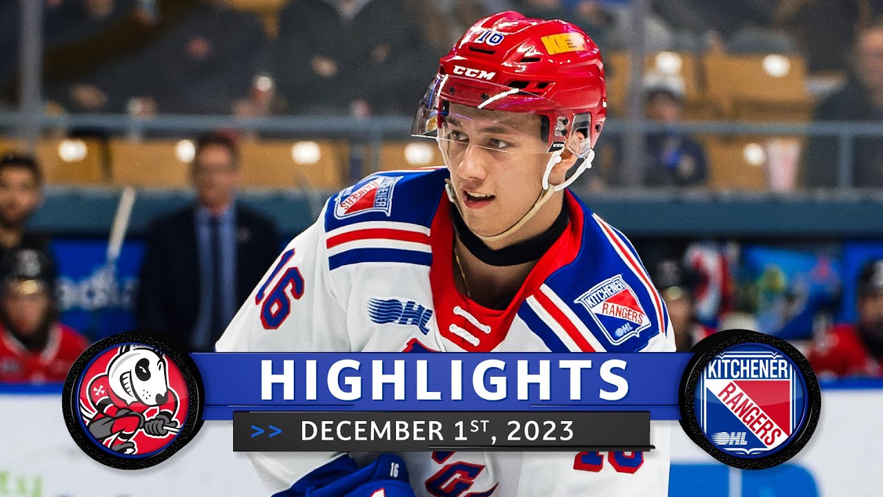 Game Highlights | IceDogs vs Rangers - Dec. 1st, 2023
