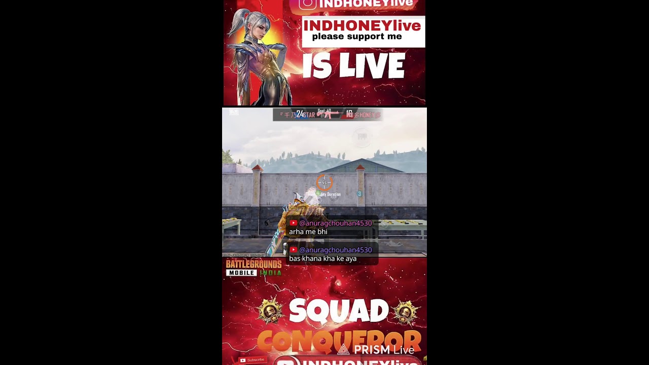 Live streaming of @IND多HONEY.Ylive #bgmi  #livetv #gaming #viral #trending #public 