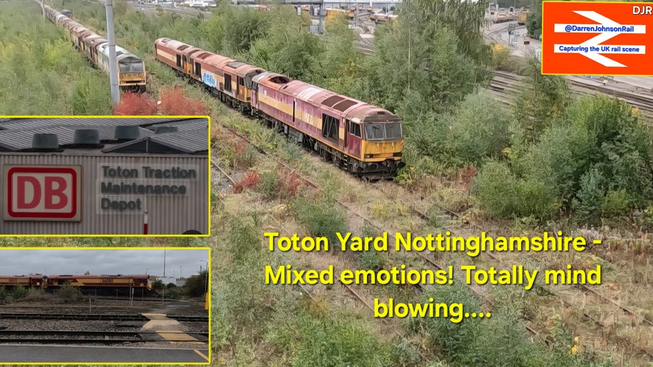 DB Cargo Toton Yard located in Nottinghamshire, a pure time capsule!