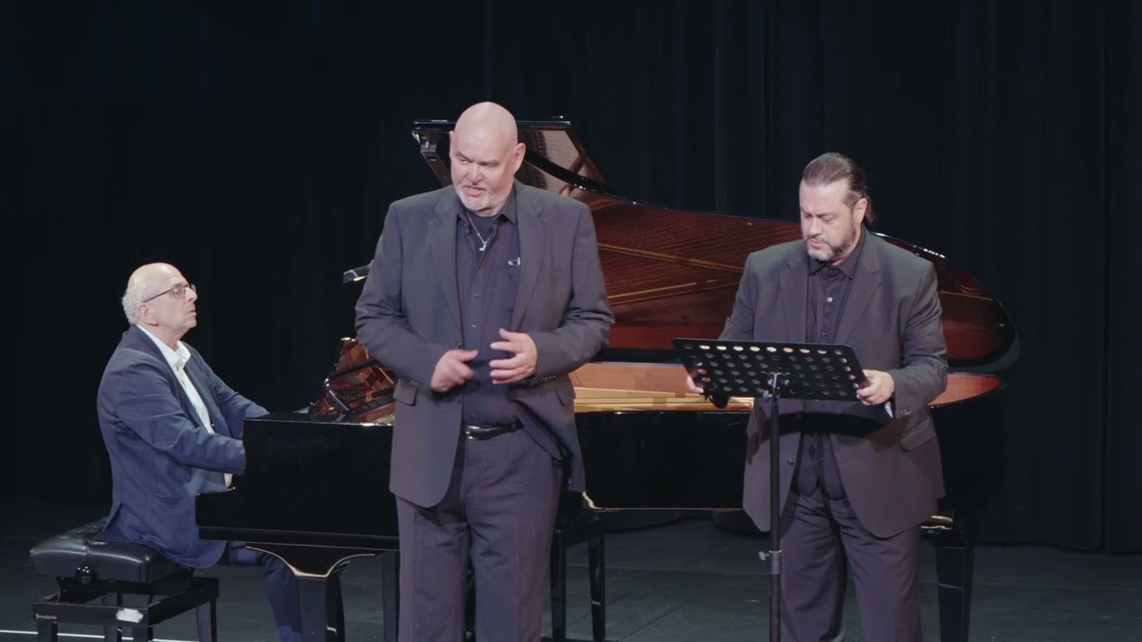 G. Verdi: „Restate!“ Phillip II - Rodrigo di Posa Albert Pesendorfer, Aris Argiris, Errico Fresis