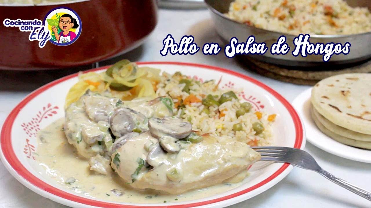 Preparando un Riquísimo POLLO EN SALSA DE HONGOS