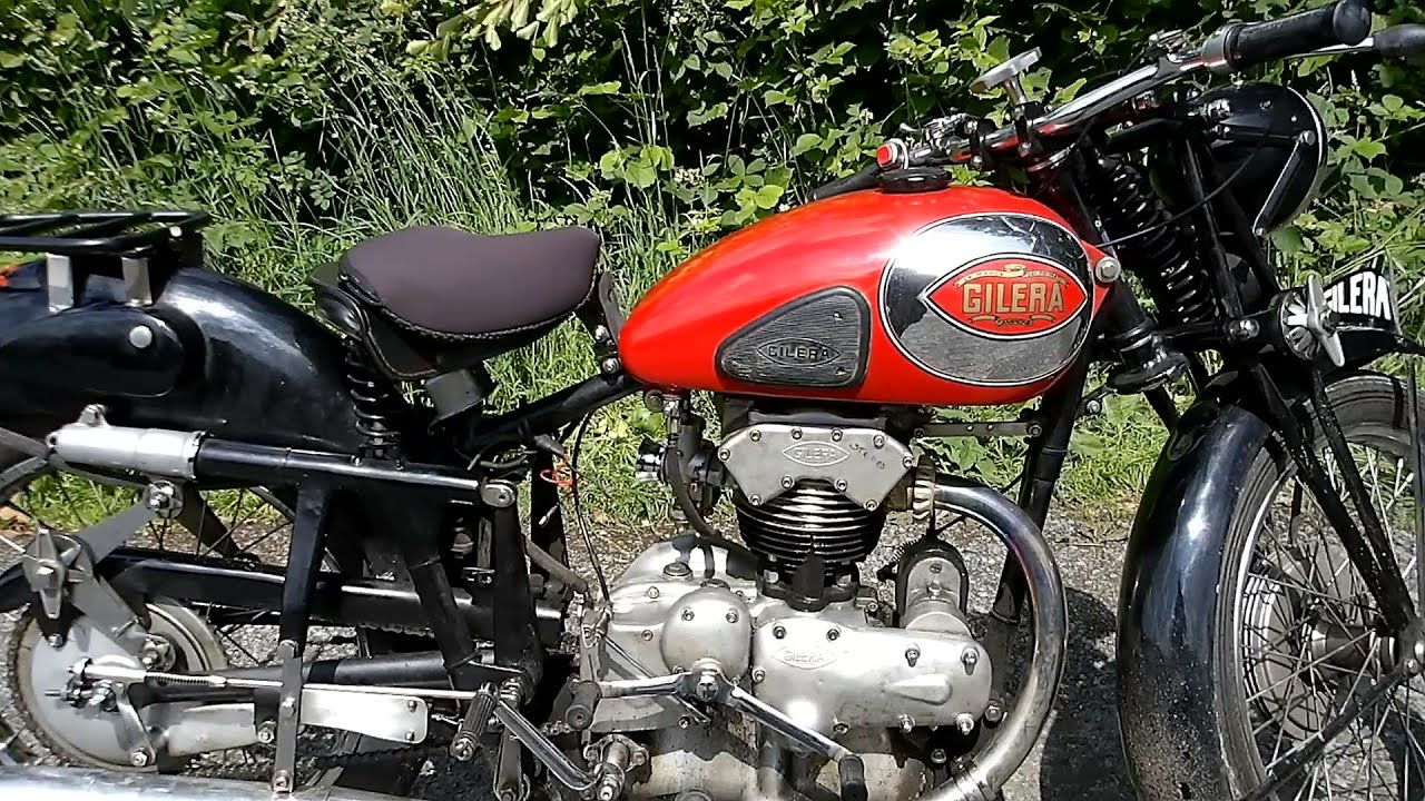 Gilera 250 Nettuno 1947 - Short test ride with a little mild greenlaning on the Roman Road included!
