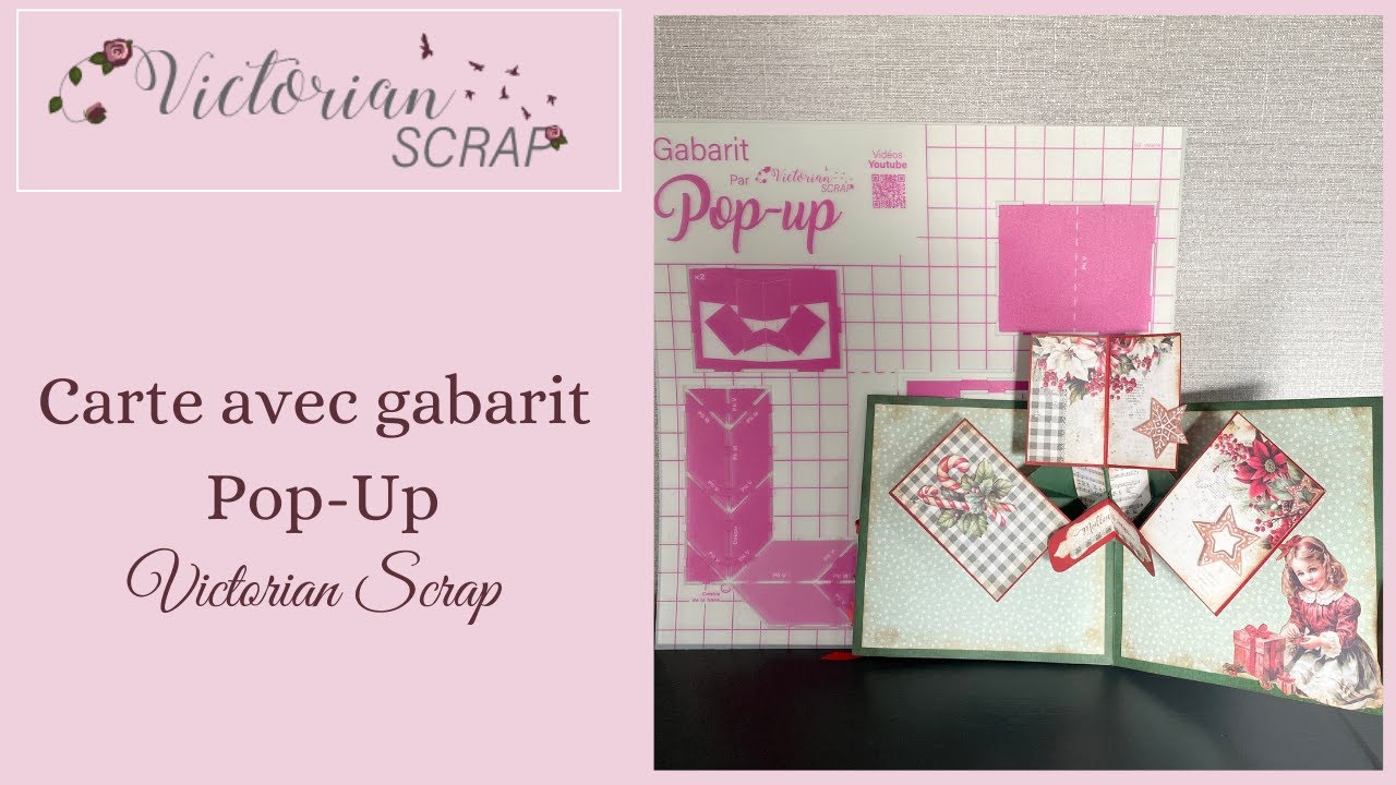 Carte avec gabarit Pop Up