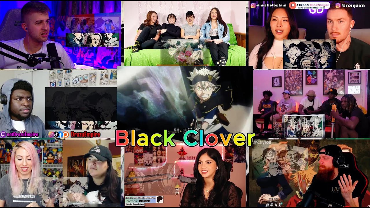 Black Clover Opening 1 Reaction Mashup | Haruka Mirai Blew Everyone Away! 😱🔥