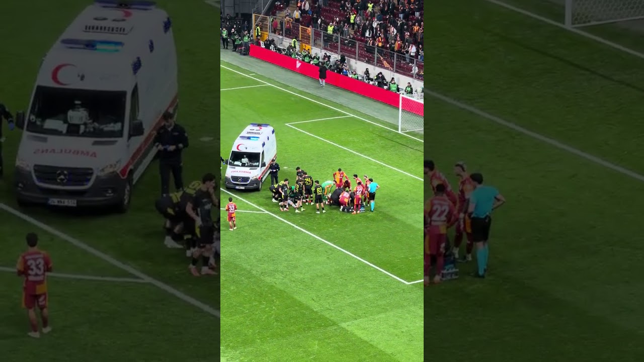 Galatasaray İstanbulspor maçında Ahmet Kutucu kaleciyle çarpıştı ve sakatlandı. An be an!