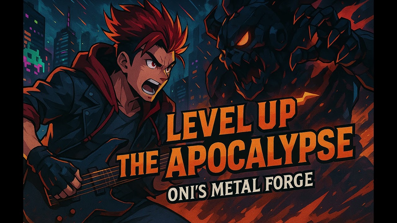 Level Up the Apocalypse | Epic Gaming Metal / Boss Fight Anthem (Official Track) 🎮⚡🔥👾🚀