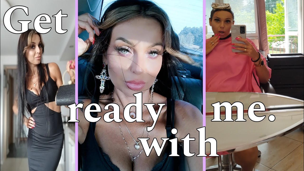 GRWM WESELNE - DWIE STYLÓWKI - PIÓRA I CEKINY