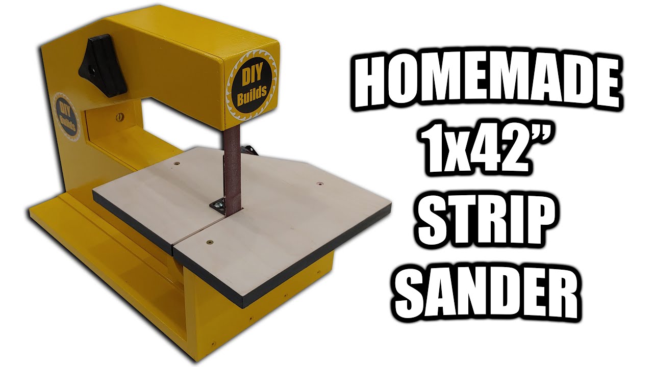 Converting an old 1x30 Strip Sander into a 1x42 Sander - Free Plans!