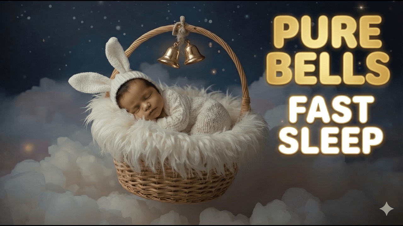Instant Calm in 5 Minutes 🔔 Soothing Lullaby Bells for Fussy Babies & Deep Sleep