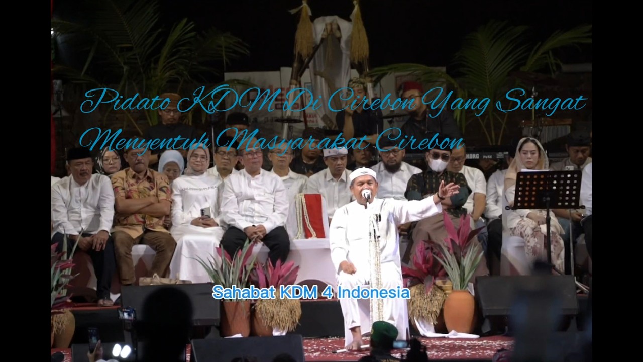 Pidato KDM Di Cirebon Membuat Warga Terkesima