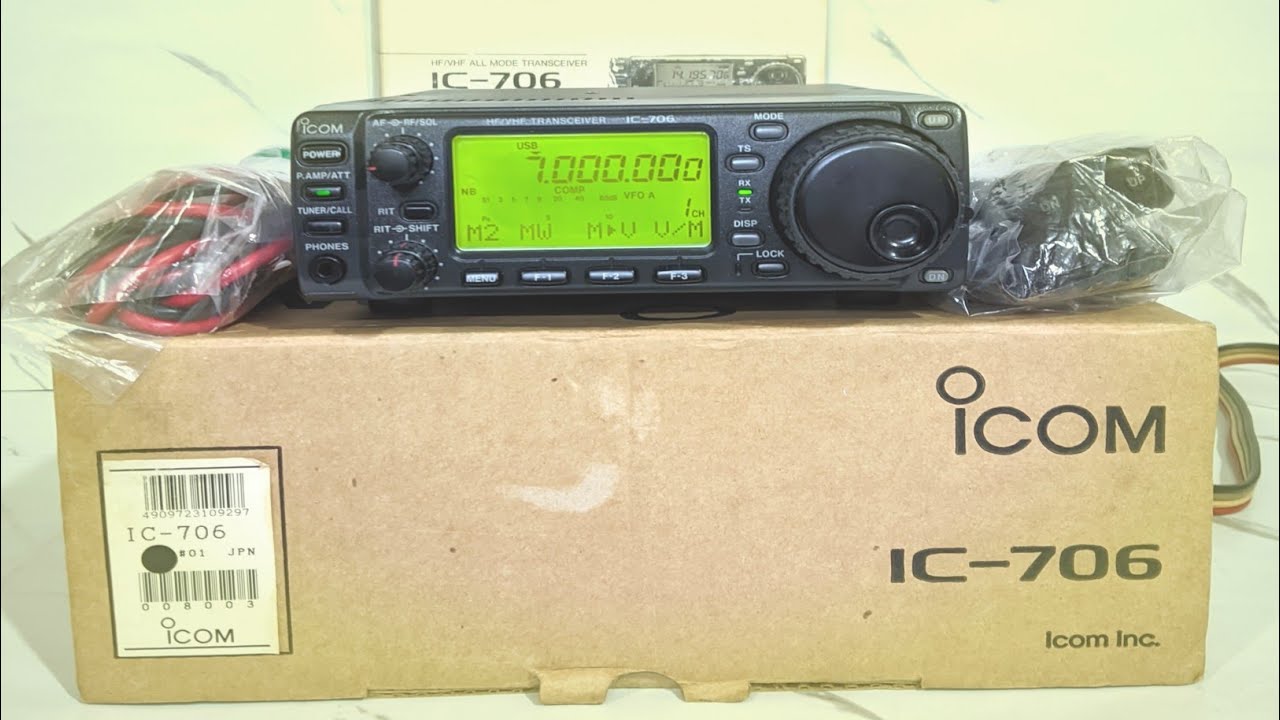 ✨RADIO ICOM IC 706 HF/VHF+ DUS✨