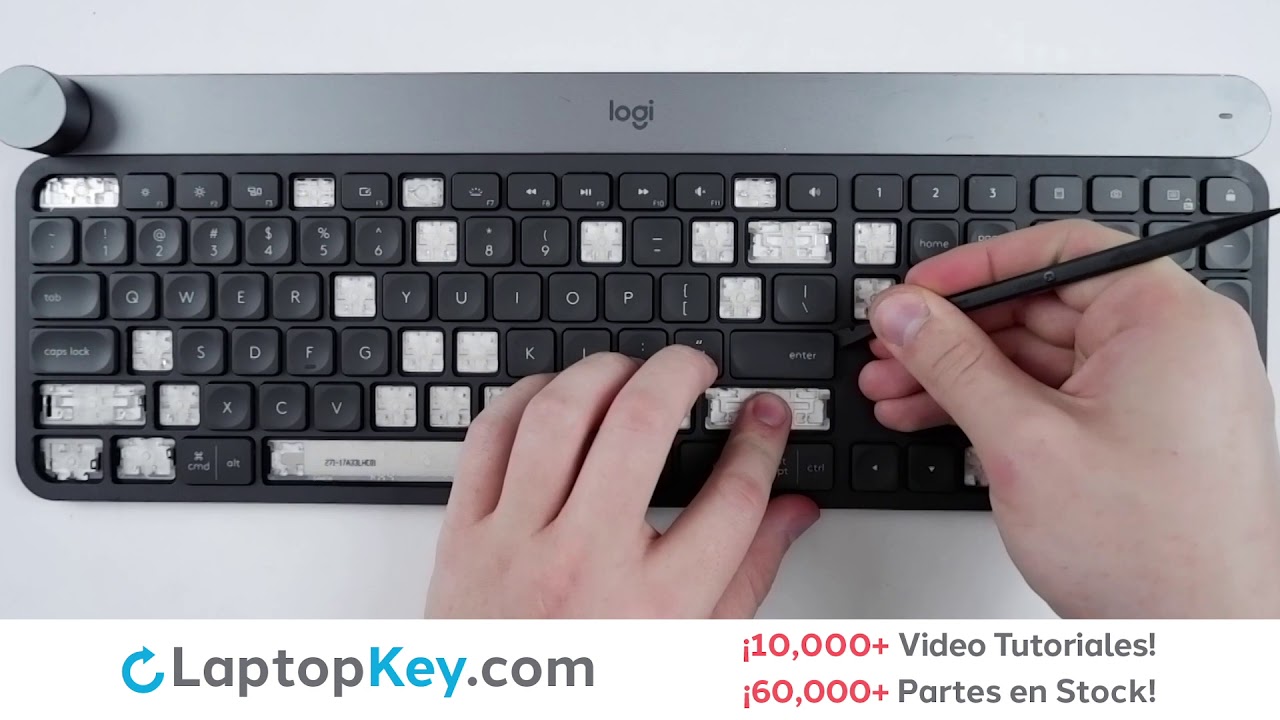 Logitech Craft Advanced Wireless Keyboard 920-008484 Reparar teclas del Teclado portátil o Laptop