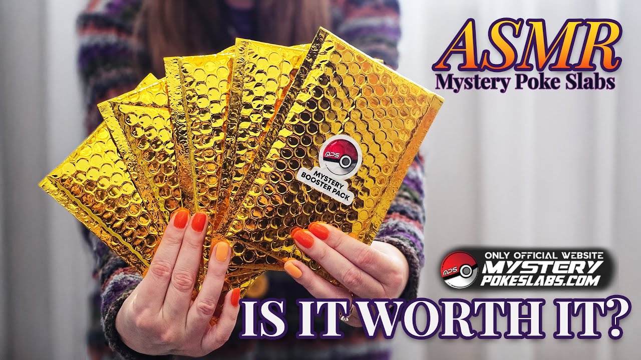 [ASMR] Is MysteryPokeSlabs.com Worth It? 🧐 Whispered Pokémon Card Opening & Tapping Sounds