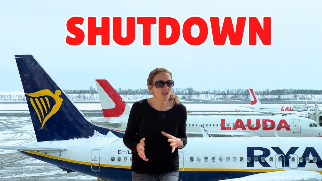 AIRPORT CHAOS & DANGEROUS FLYING conditions to Palma Mallorca (Spain)