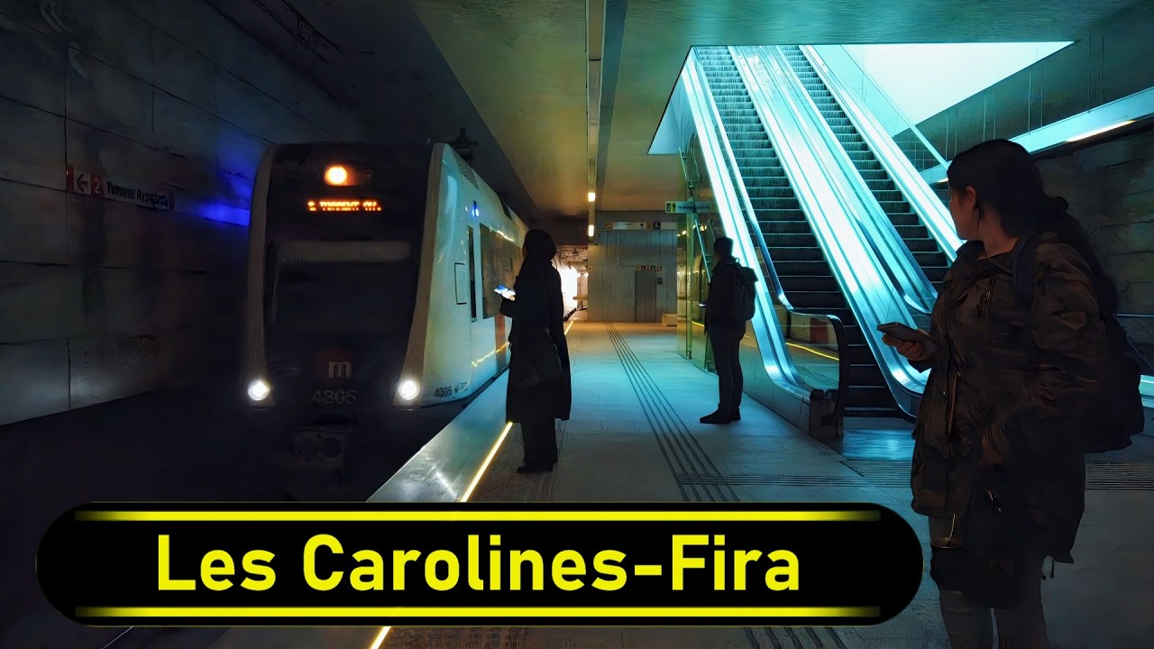 Metro Station Les Carolines-Fira - Valencia 🇪🇸 - Walkthrough 🚶