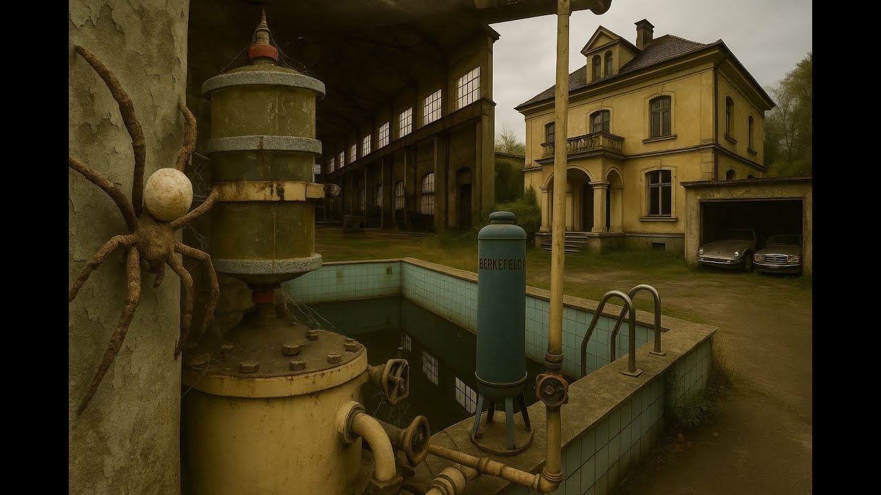 🔧 LOSTPLACE: Verlassene Maschinenfabrik mit Unternehmer-Villa & Zombie-Spinnen!