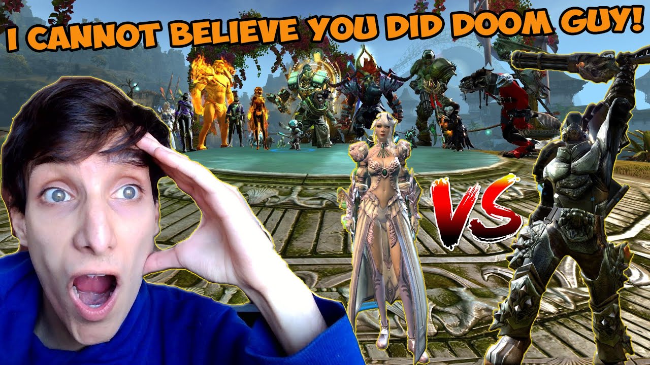 Doom Guy in Guild wars 2!? NA vs EU Fashion Contest!
