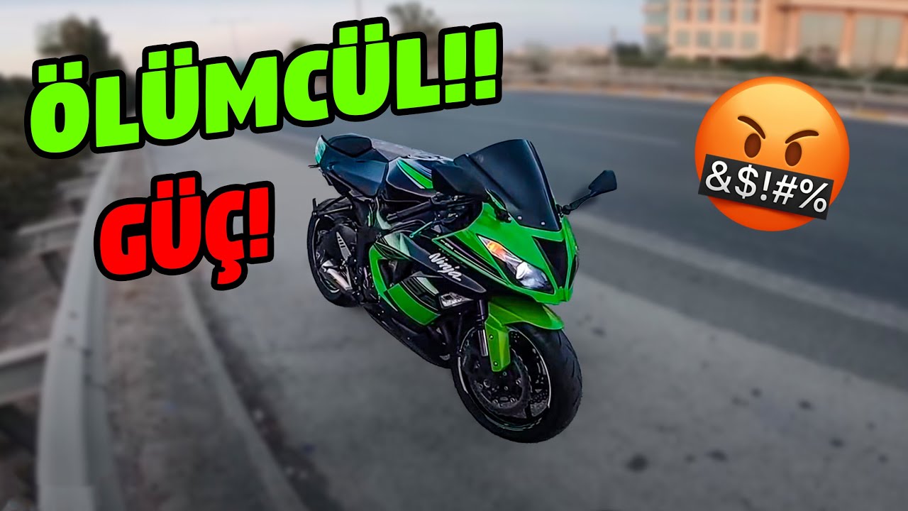 İLK DEFA KAWASAKI SÜRMEK! YEŞİL CANAVARLA +250 KM/s! | Ninja ZX-6R Motovlog