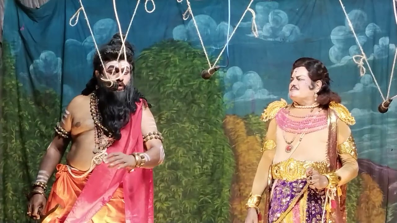 దంపూరి దుర్గాప్రసాద్ సత్యహరిశ్చంద్ర పౌరాణిక పద్యనాటకం వేటసీను #కళార్చన 