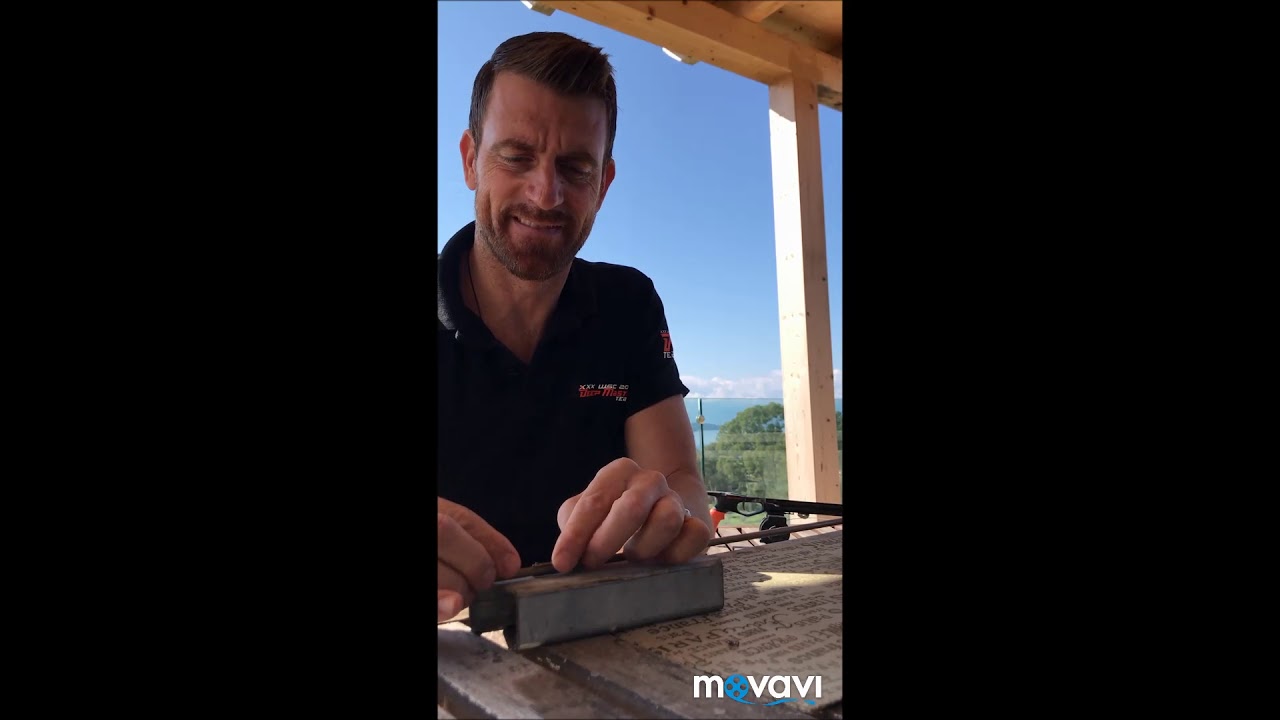 Αλλαγη φτερου σε βέργα / Replacing a flopper on a speargun shaft by giannis sideris