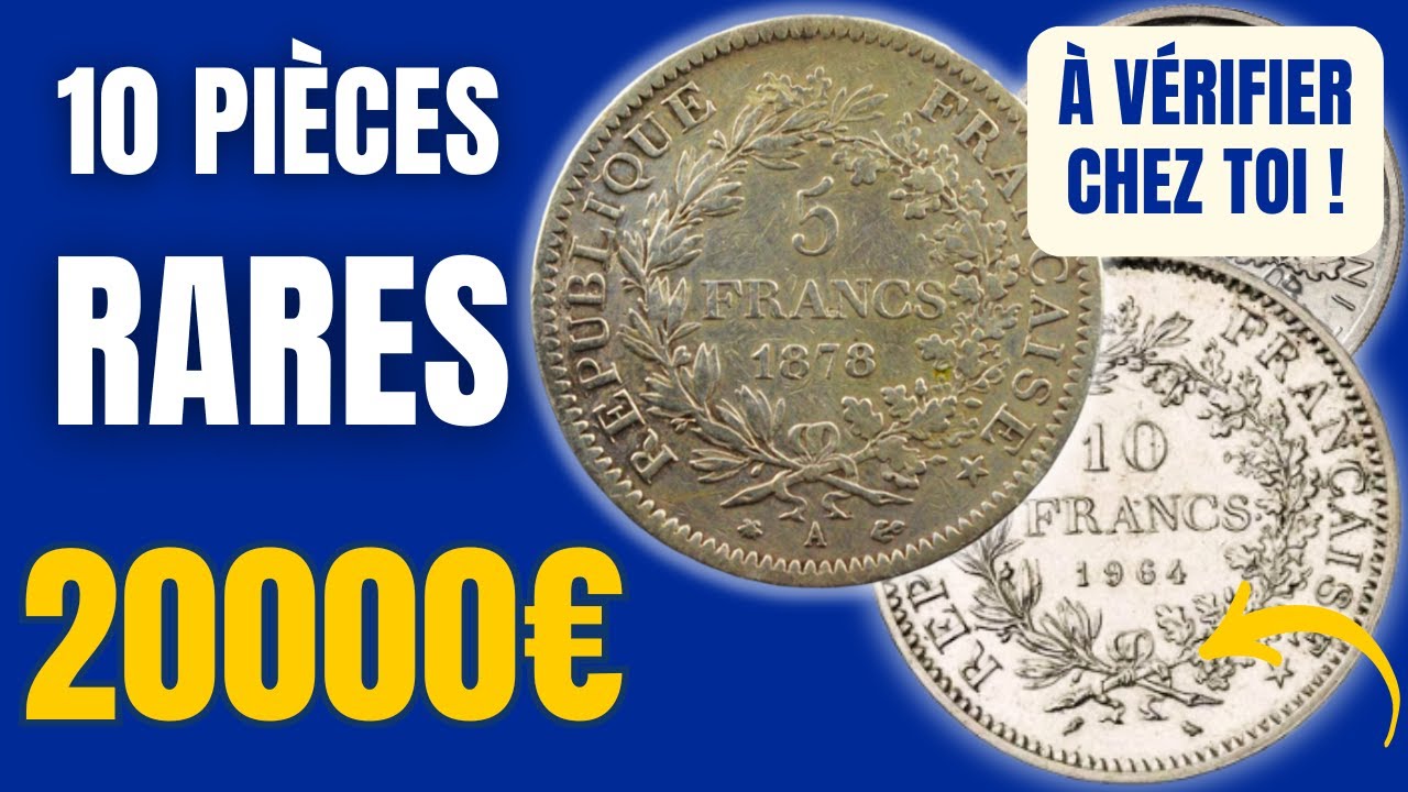 TOP 10 Pièces Françaises RARES que Tu Possèdes Peut-être !