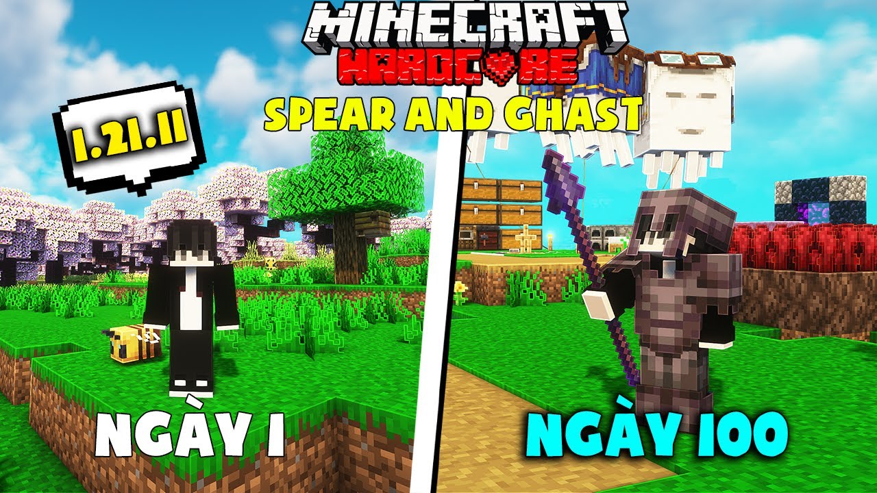 M&igrave;nh Sinh Tồn 100 Ng&agrave;y Trong Minecraft 1.21.11 Si&ecirc;u Kh&oacute; !! Minecraft  100 Days Hardcore 1.21.11