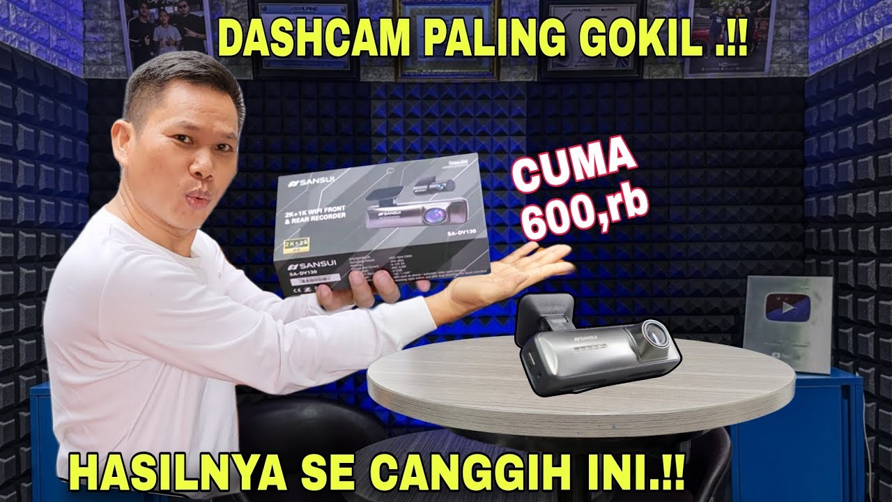 GAK NGOTAK,, DASHCAM CANGGIH CUMA 600rb.!! SANSUI SA-DV130 HASILNYA SANGAT MENGEJUTKAN..!!