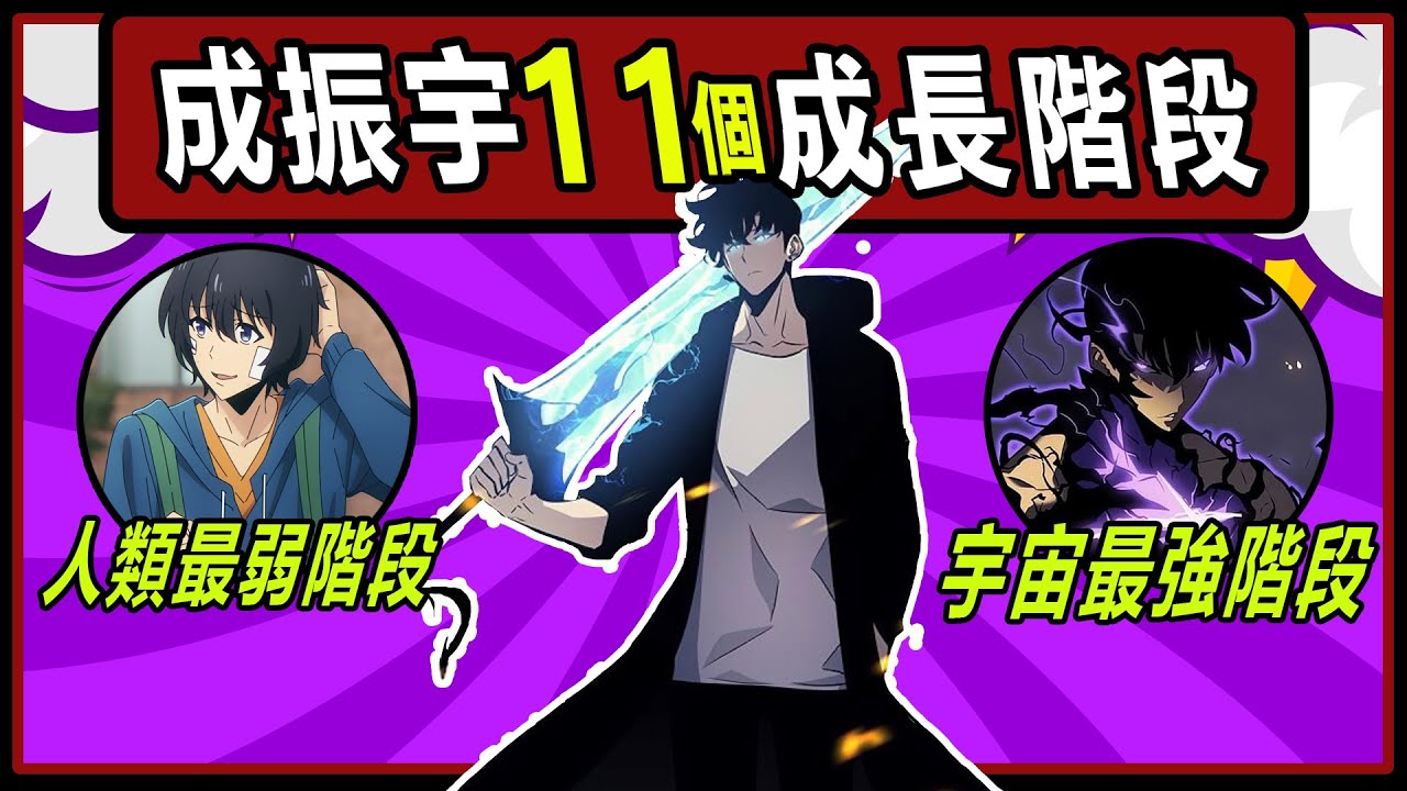 【我獨自升級】成振宇11個成長階段！11次升級=11次進化！