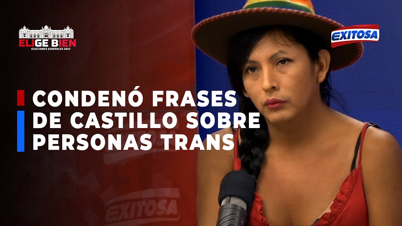 🔴🔵Gahela Cari condenó frases de Castillo sobre personas trans y asegura que brindará un voto crítico