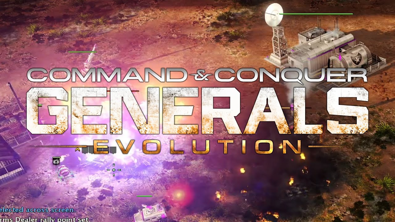 C&C Generals Evolution | 2v2 Online Match | GLA's RC Bomb Destruction