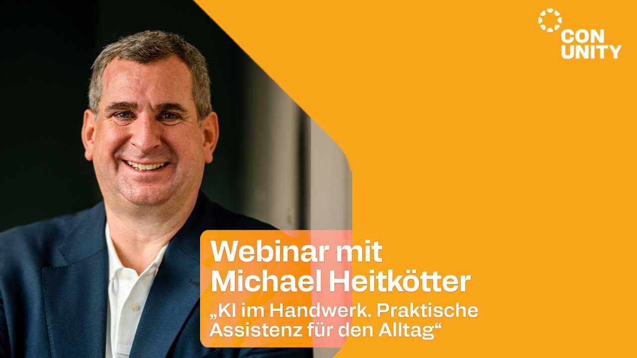 Conunity-Webinar mit Michael Heitkötter: 