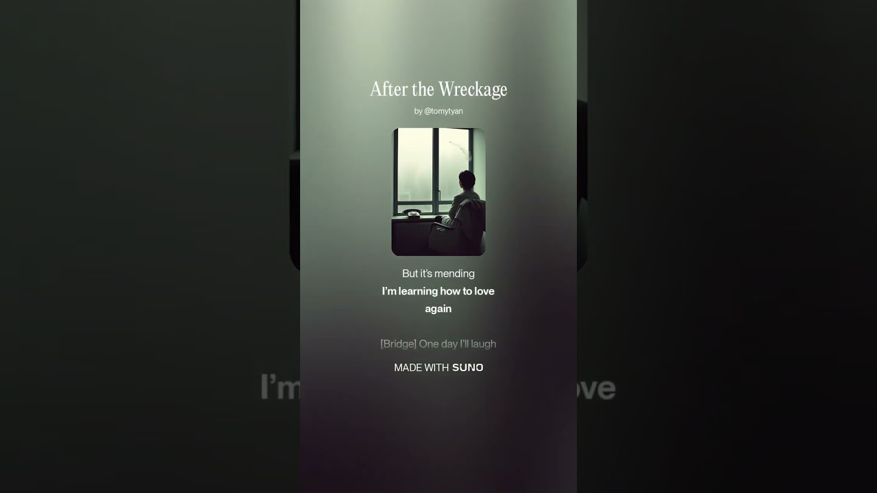 After the Wreckage(Official Lyric Video) / AI Female Vocal Ballad癒やし、心地よい、AI音楽