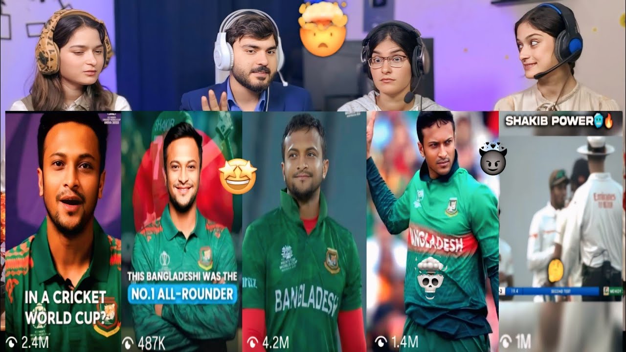 No.1 All-Rounder Shakib Al Hasan 💥 Attitude Edit Reaction | Most Savage Moments