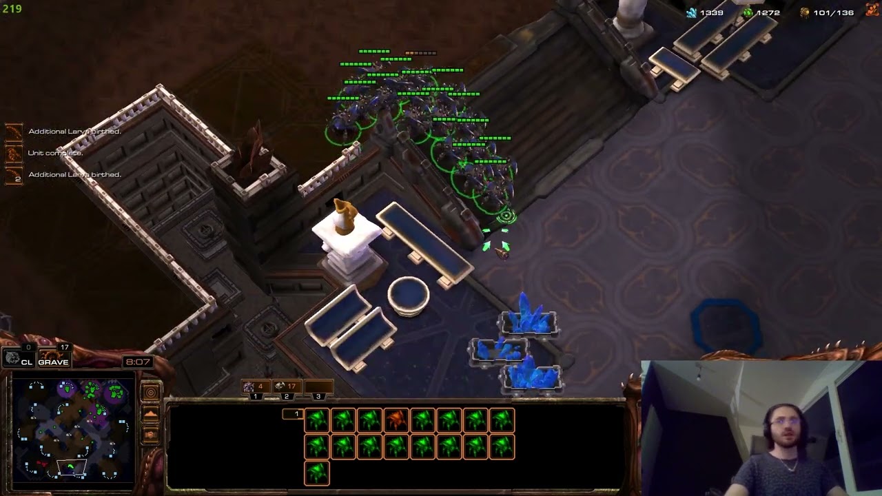 StarCraft 2 ZERG Poor one base Terran