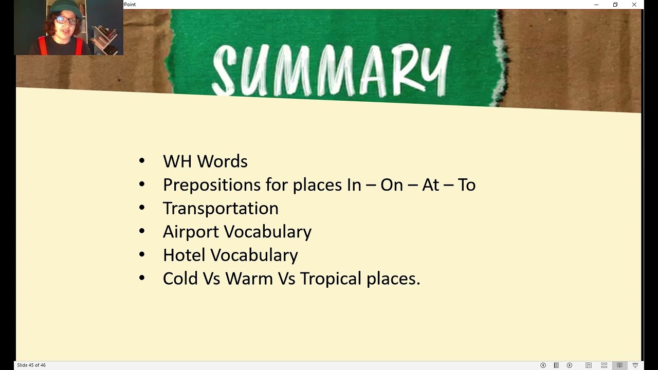 English 304-6 - Travel