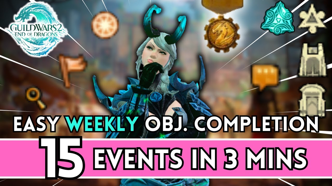 15 EVENTS IN 3 MINS | Easy Wizard's Vault Weekly Objective Completion | Guild Wars 2
