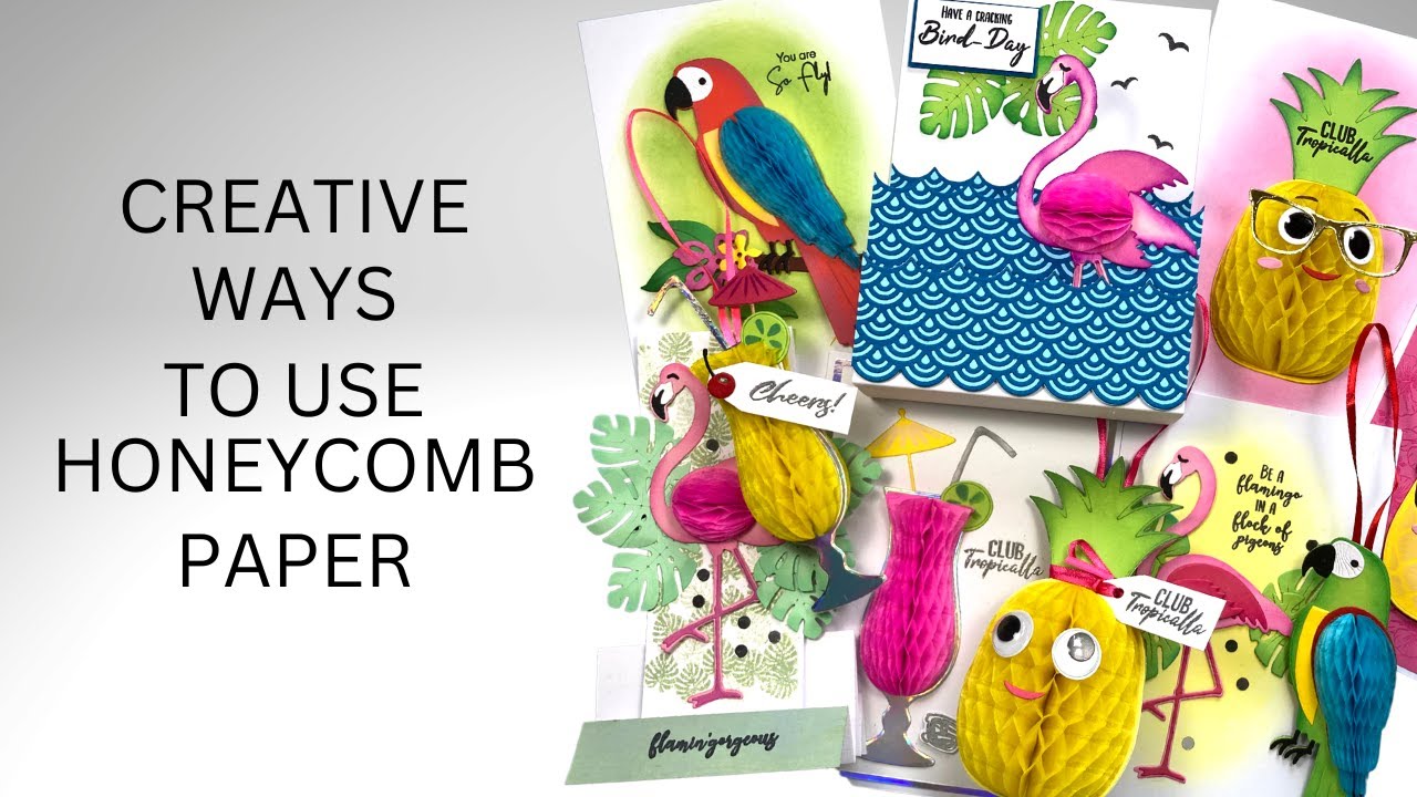 10 Creative Ideas | Fun with Honeycomb Paper!