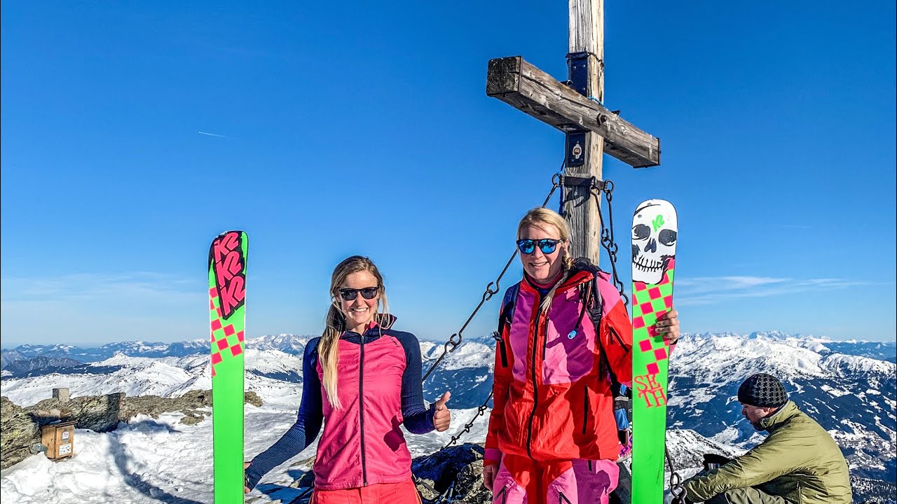 CRAZY SKI GIRLS / SKITOUR RASTKOGEL 2.762 m ZILLERTAL / Abbruch Hochtour Hoher Riffler Hintertux