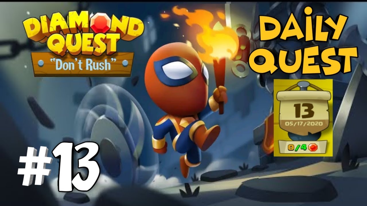 Diamond Quest Daily Quest Stage 13 ||   Complete Stage with A Strategy || Don't Rush