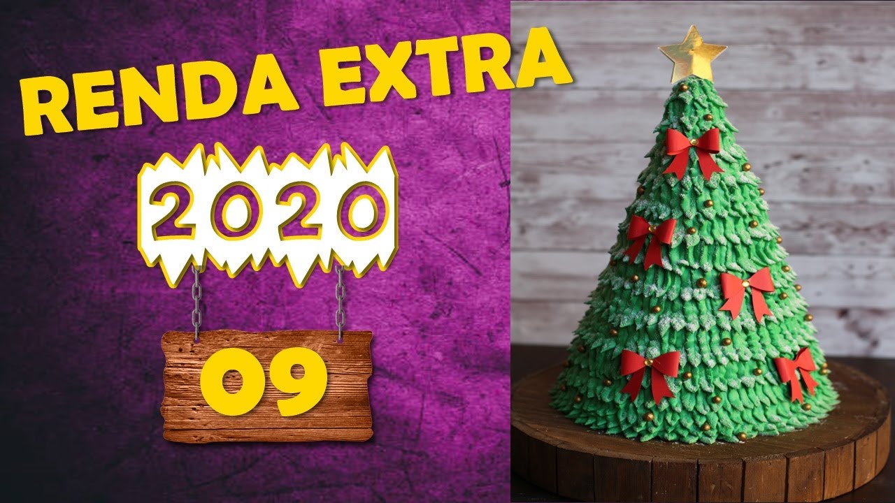 Como se faz? Bolo Árvore de Natal em Pé | LUCRO CERTO