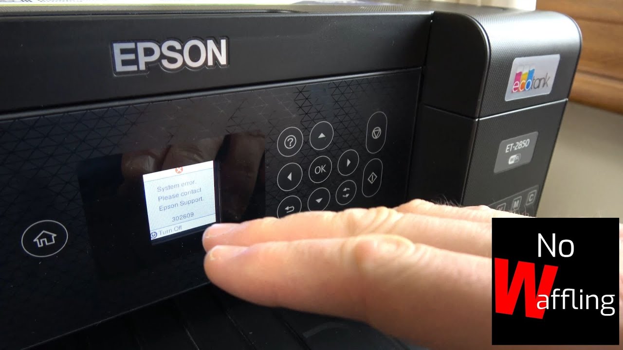 How to RESET Error Codes on Epson EcoTank ET 2850