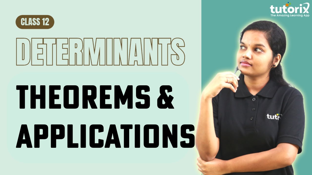 Theorems and Applications of determinants? Class 12 Live #tutorix