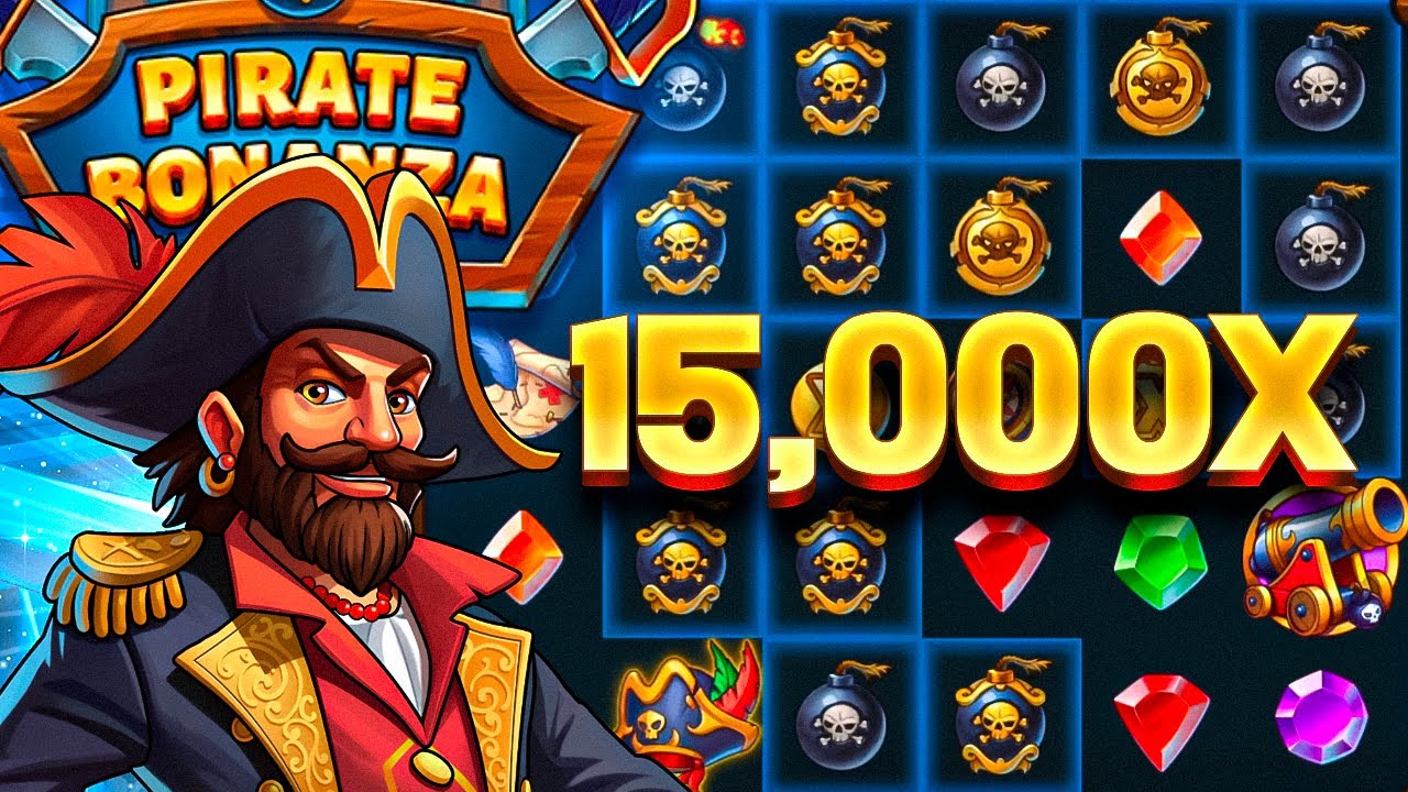 INCREDIBLE FIRST SPIN 15,000X PIRATE BONANZA 2 RECORD WIN!