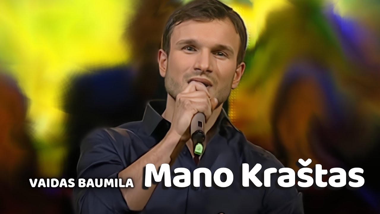 Vaidas Baumila - Mano Kraštas (Lyric Video). Auksinis Balsas